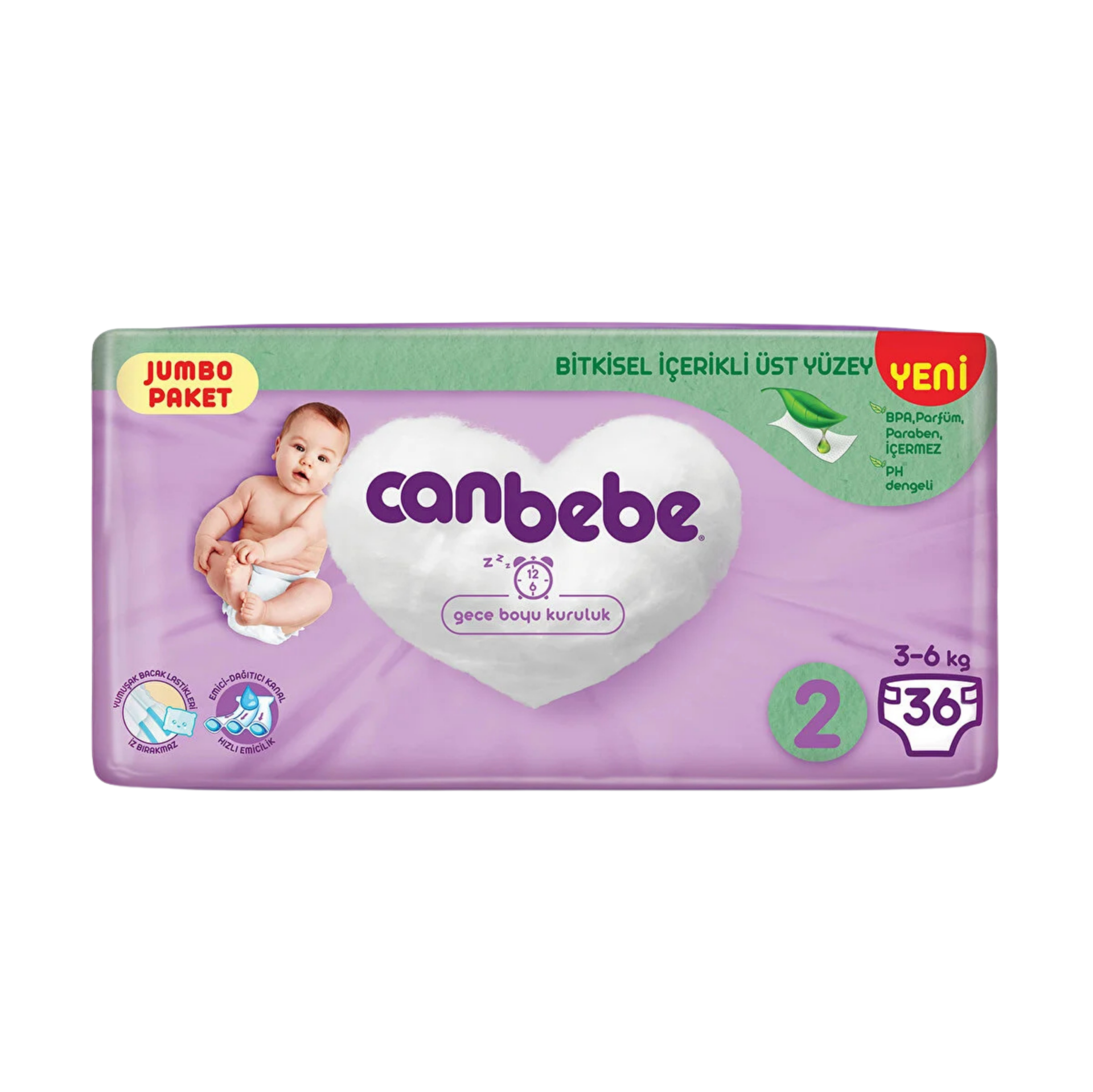 CANBEBE JUMBO 2 MINI 36AD*4