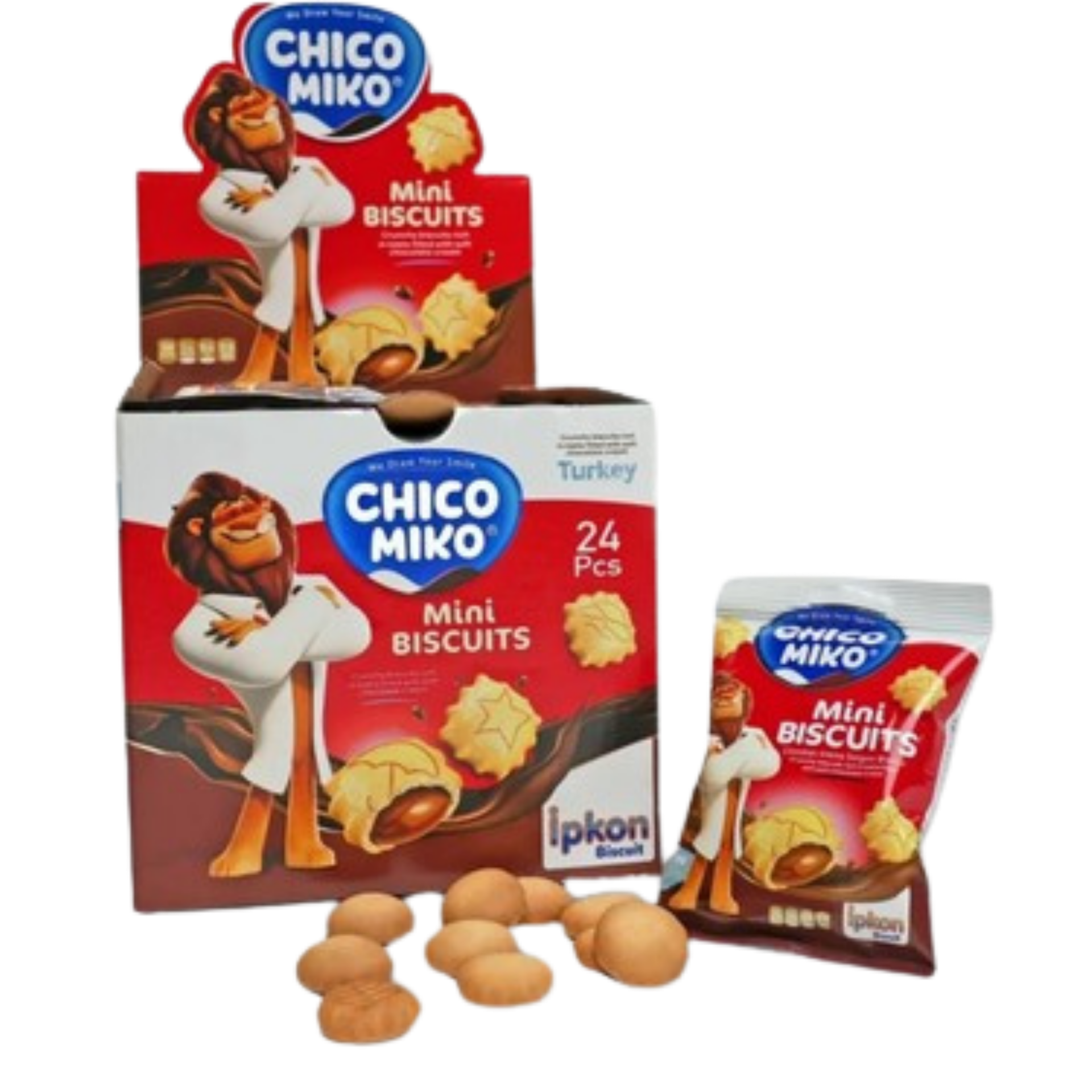 CHICO MIKO DOLGULU BİSKÜVİ*24 ÇİKOLATALI