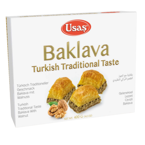 USAS 757 CEVİZLİ BAKLAVA 400GR(12)