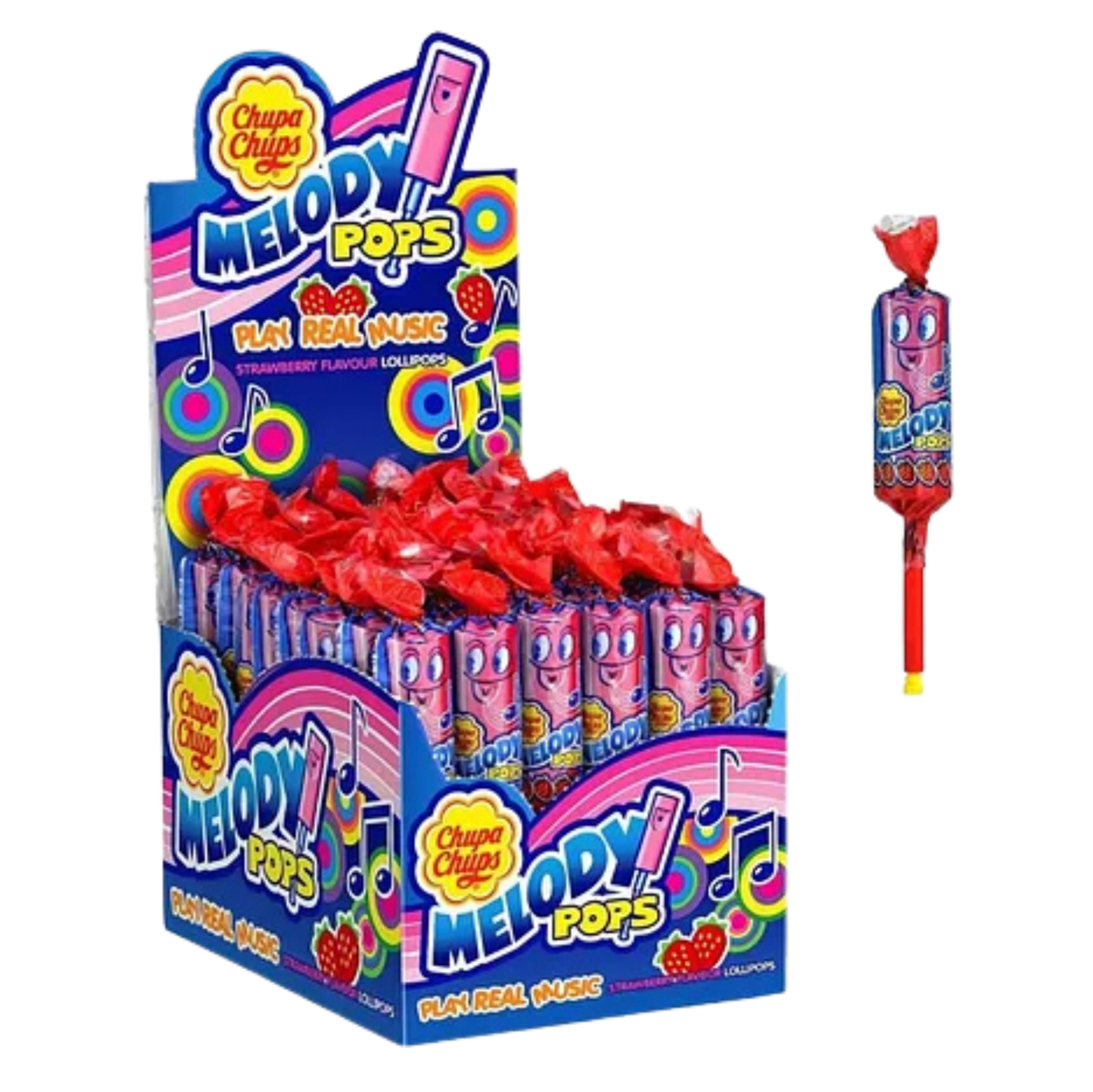 CHUPA CHUPS DÜDÜKLÜ ŞEKER*48 ÇİLEK