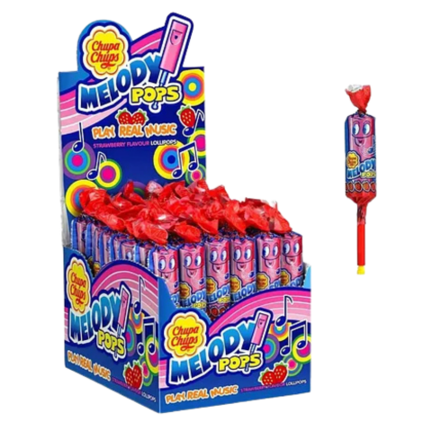 CHUPA CHUPS DÜDÜKLÜ ŞEKER*48 ÇİLEK