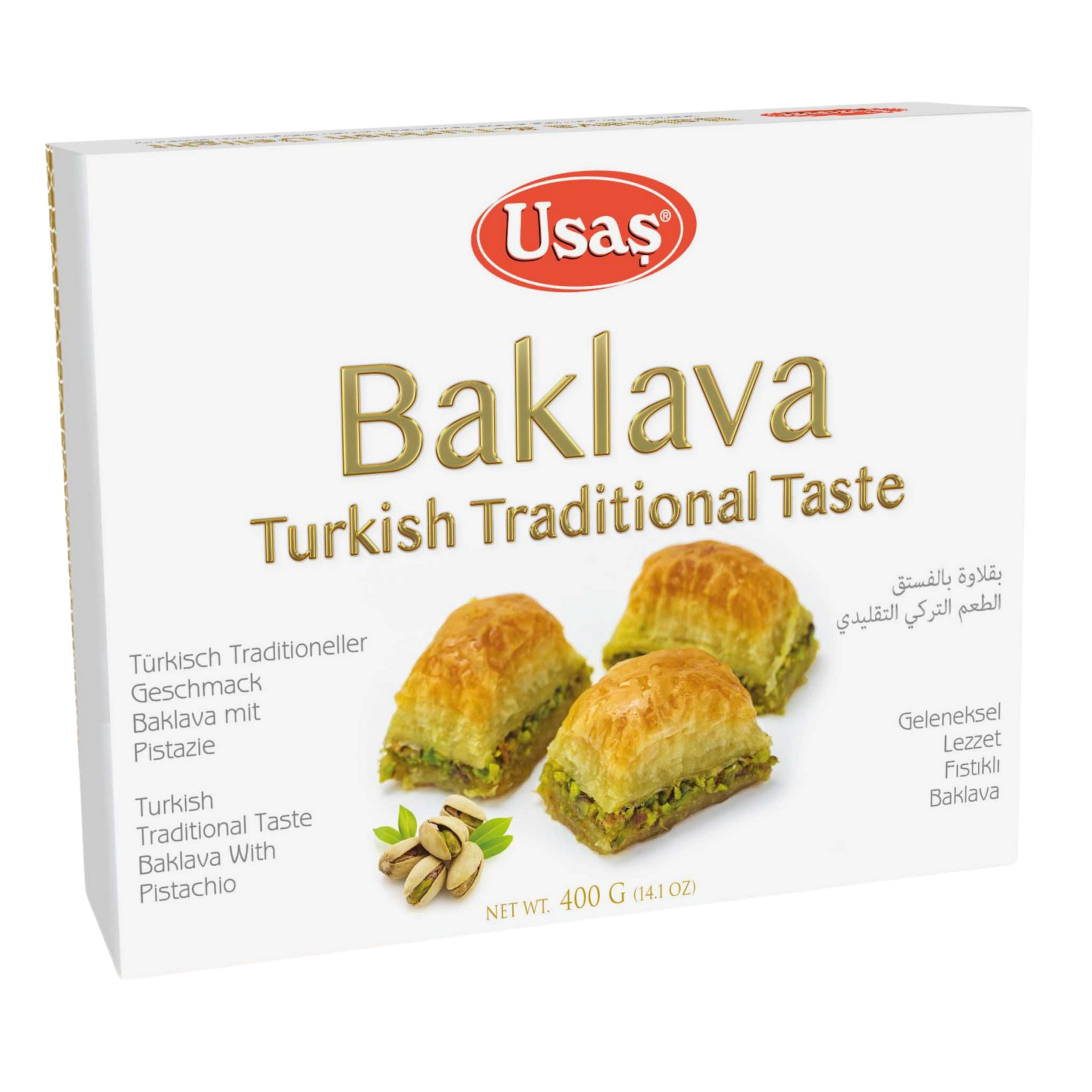 USAS 755 FISTIKLI BAKLAVA 400GR(12)