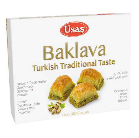 USAS 755 FISTIKLI BAKLAVA 400GR(12)
