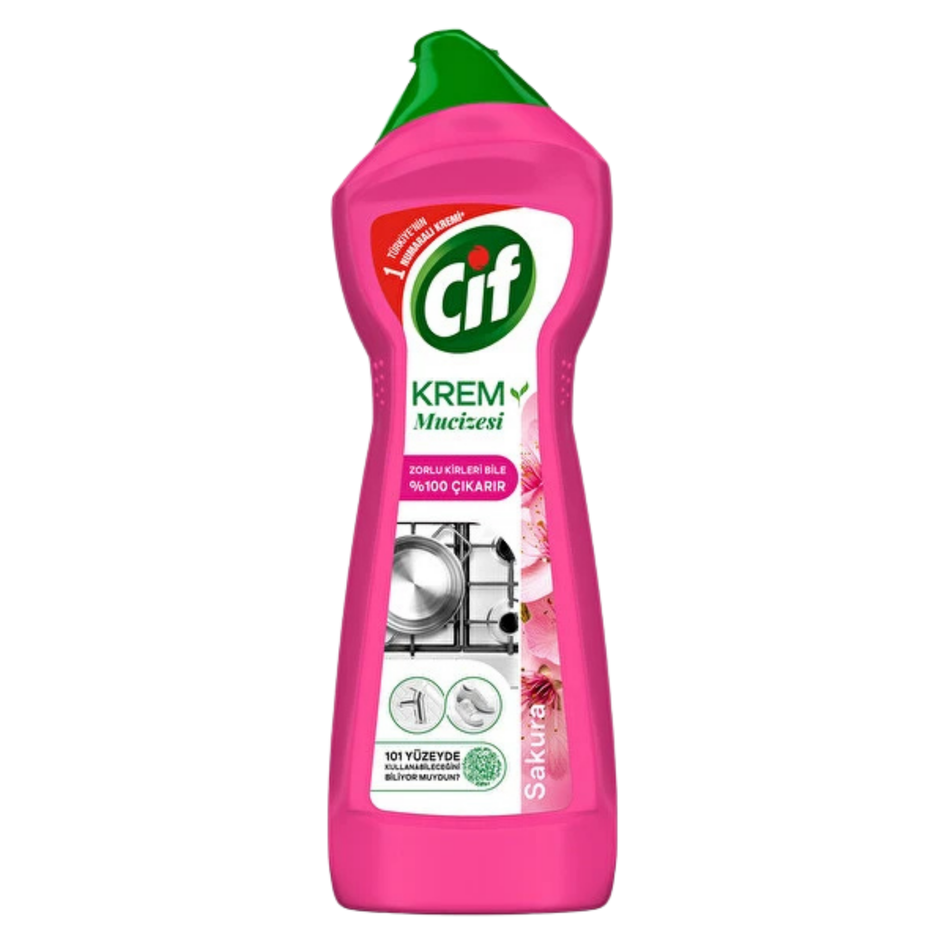 CIF KREM 750ML*16 SAKURA PEMBE