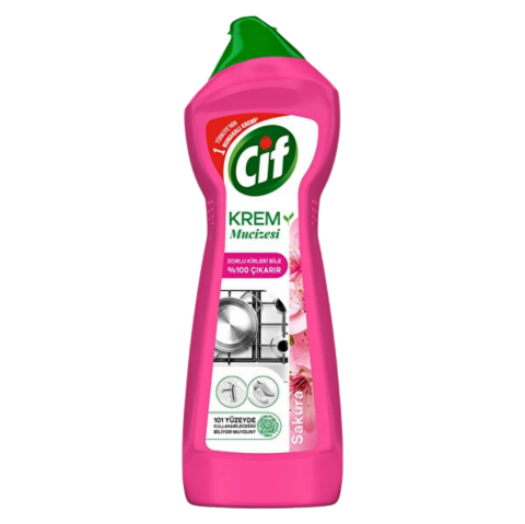 CIF KREM 750ML*16 SAKURA PEMBE