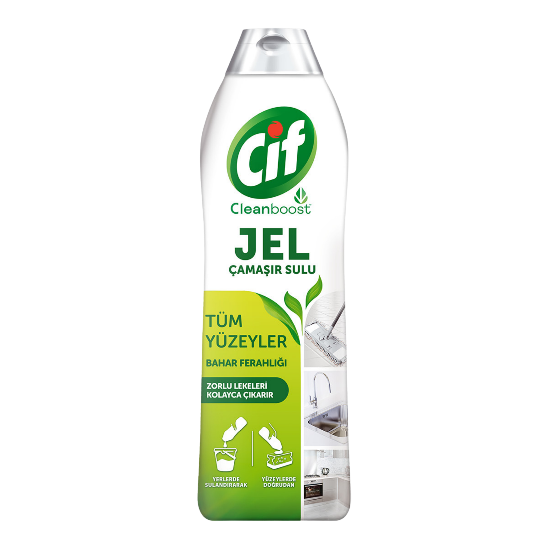 CIF TÜM YÜZEYLER 750ML*16 BAHAR YEŞİL