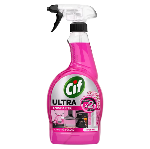 CİF ULTRA KİR VE YAĞ SÖKÜCÜ SPREY 750ML*12 PEMBE