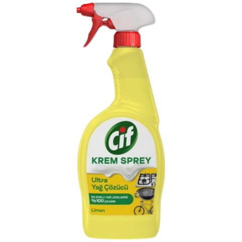 CİF ULTRA KİR VE YAĞ SÖKÜCÜ SPREY 750ML*12 SARI