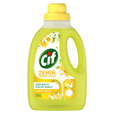 CİF ZEMİN TEMİZLEME 1500ML*9 LİMON SARI