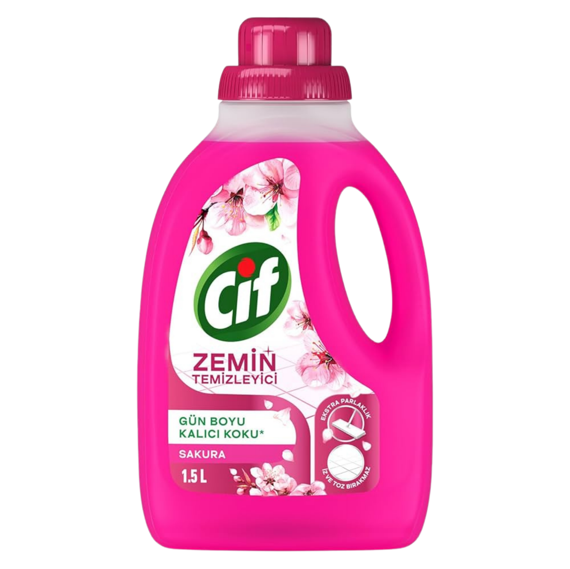 CİF ZEMİN TEMİZLEME 1500ML*9 LOTUS SAKURA PEMBE