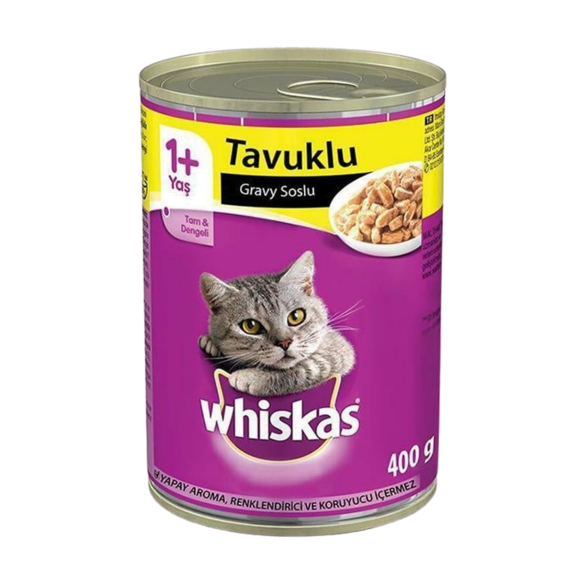 WHISKAS 400 GR KONS. TAVUKLU*24