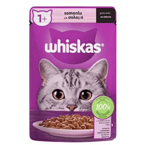 WHISKAS POUCH 85GR*28 SOMON