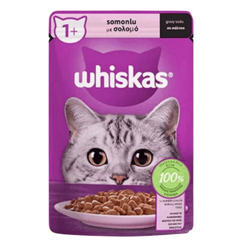 WHISKAS POUCH 85GR*28 SOMON