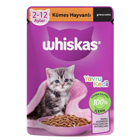 WHISKAS POUCH 85GR*28 ADET YAVRU