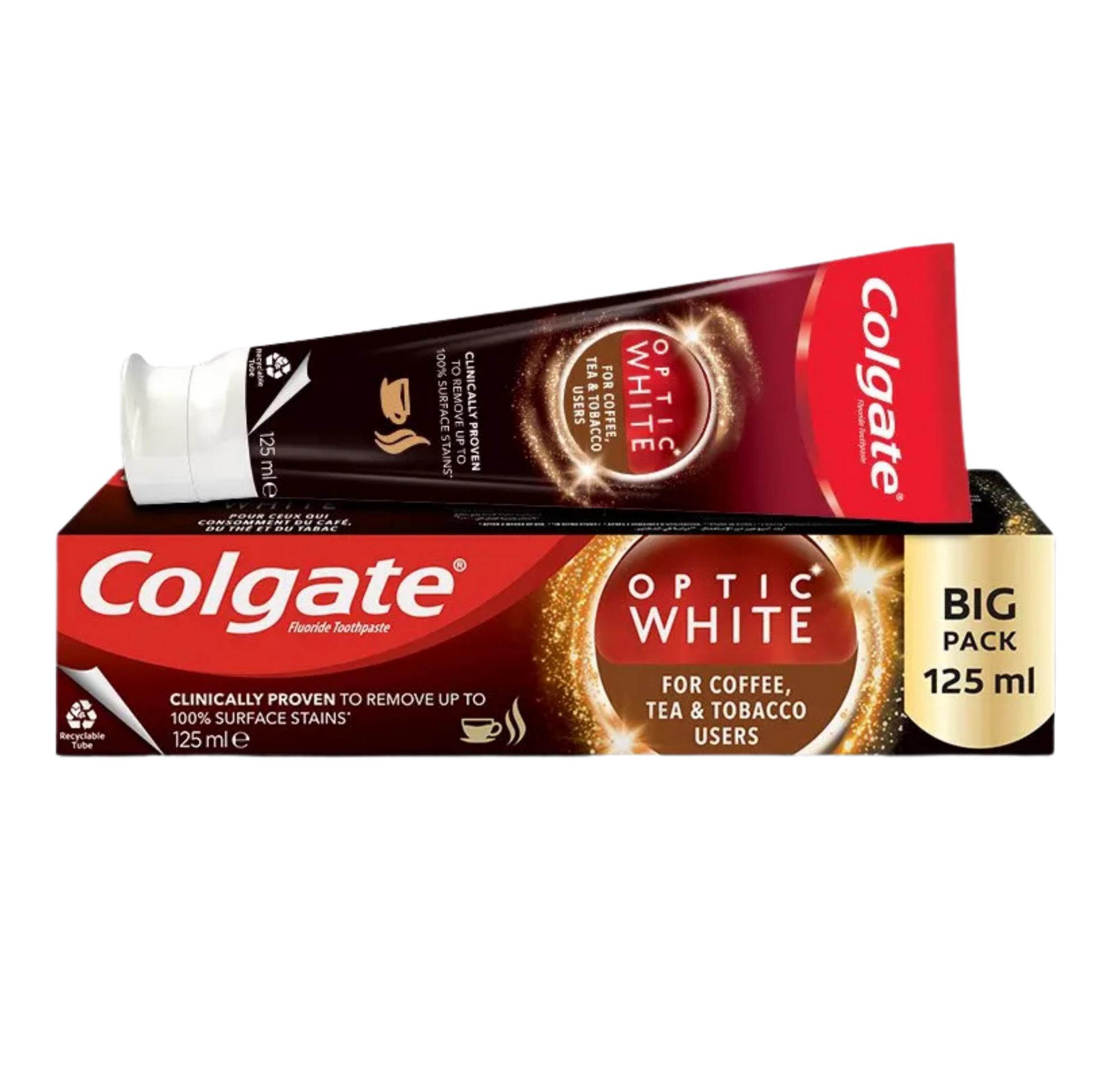 COLGATE OPTİK BEYAZ 125ML*12 KAHVE-SİGARA