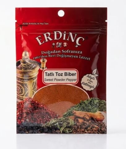 Erdinç Tatlı Toz Biber 25gr