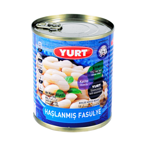 Yurt Haşlanmış Fasulye 800 Gr