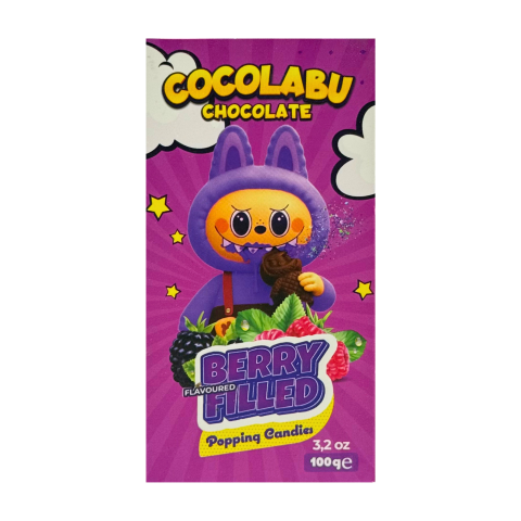 COCOLABU 100 GR PATLAYAN ŞEKERLİ LABUBU ÇİKOLATA