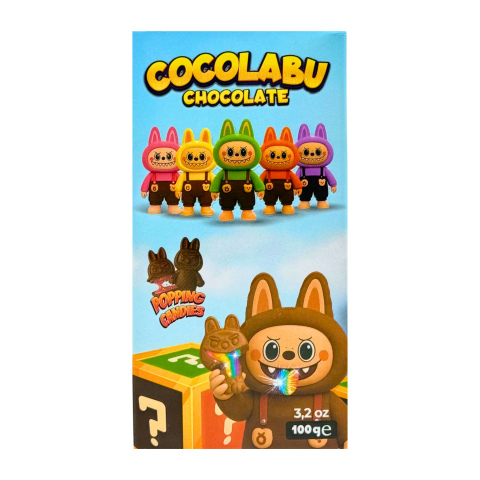 COCOLABU 100 GR PATLAYAN ŞEKERLİ LABUBU ÇİKOLATA