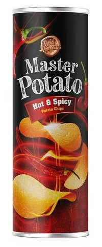 Master Potato 160 gr Acı Baharatlı Patates Cipsi*14 adet