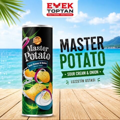 MASTER POTATO 160GR*14 KREMA VE SOĞANLI