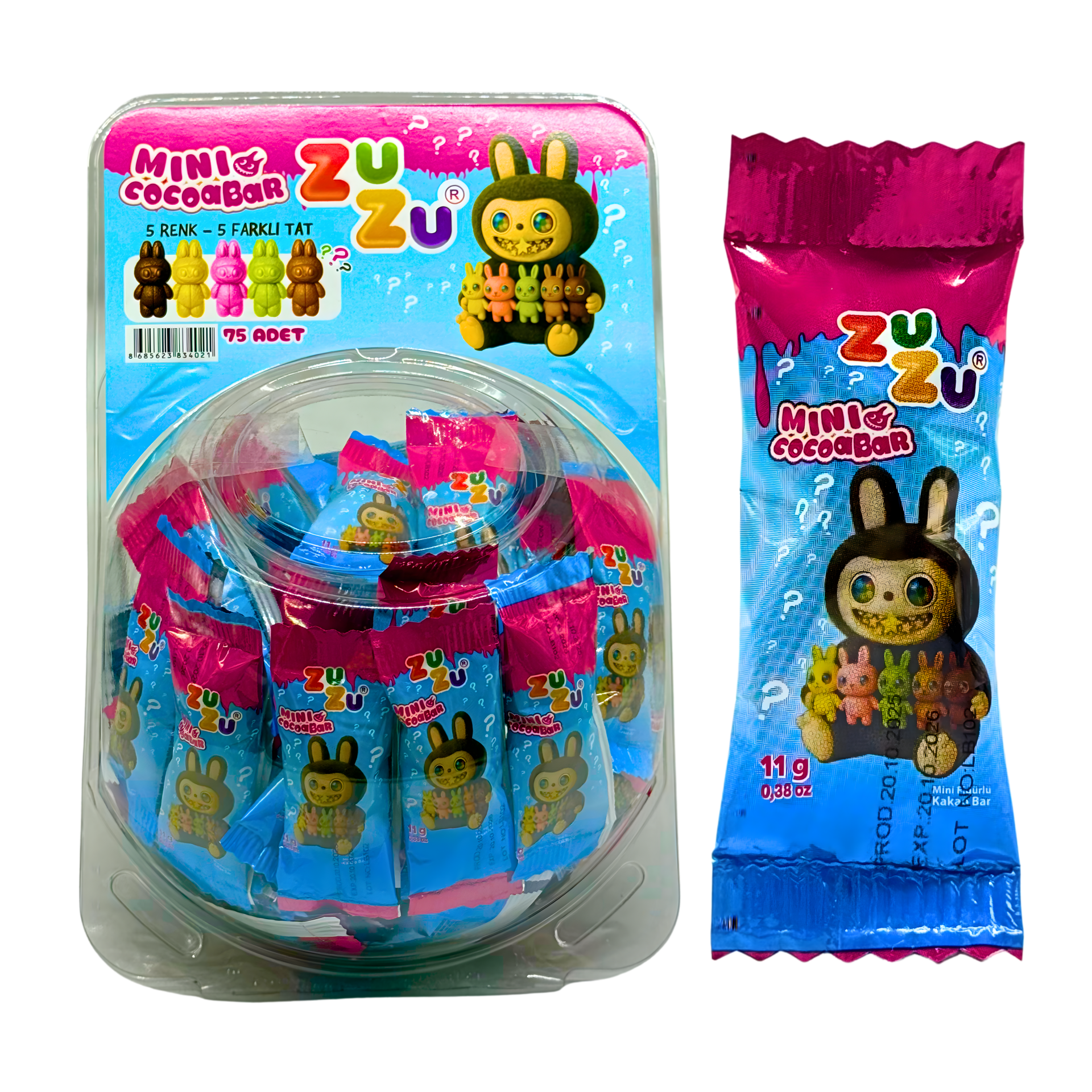 ZUZU MINIBAR 11 GR LABUBU ÇİKOLATA