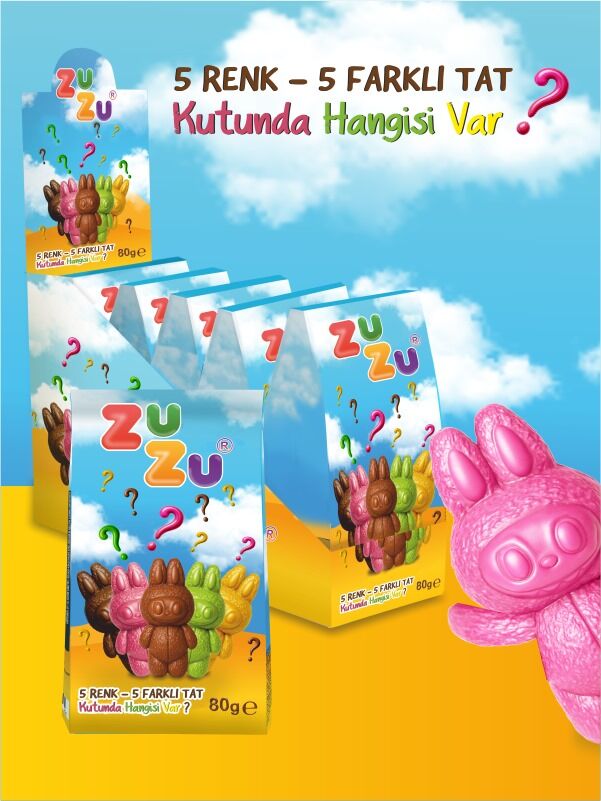 ZUZU LABUBU 80GR LABUBU ÇİKOLATA