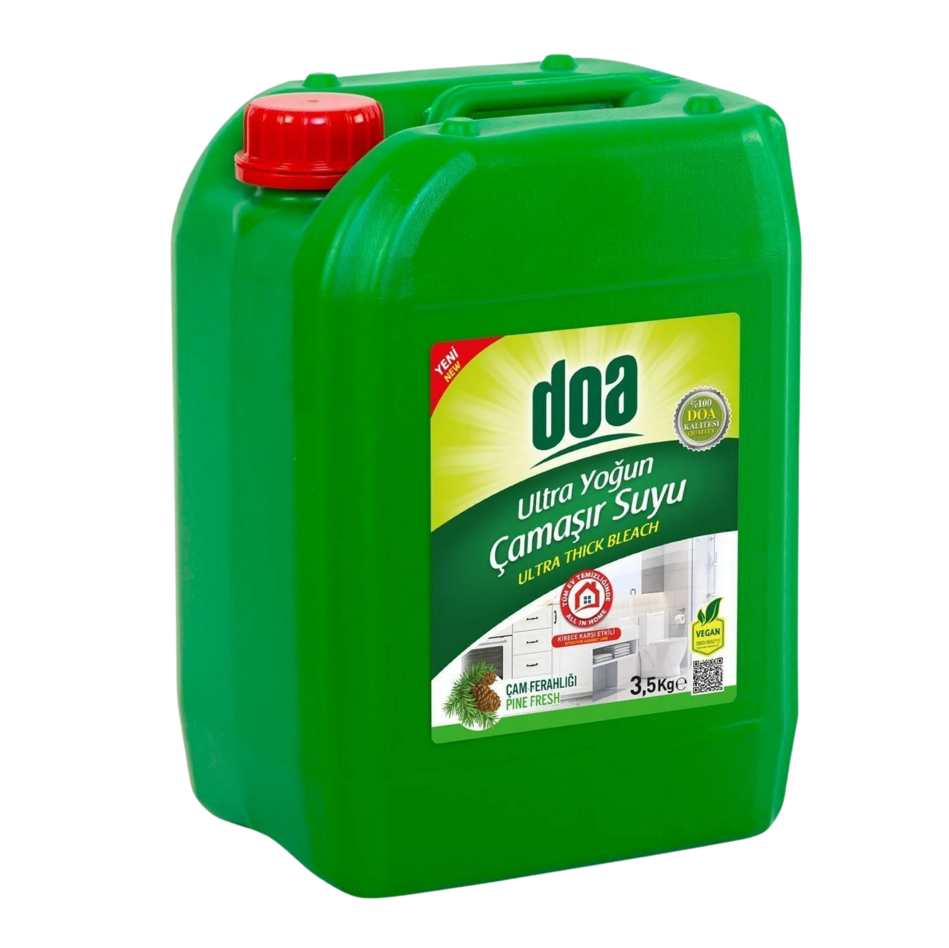 DOA ULTRA ÇAM. SUYU 3.5 LT*4 YEŞİL