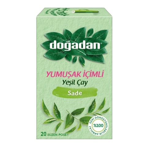 DOĞADAN ÇAY YEŞİLÇAY YUMUŞAK İÇİMLİ*12