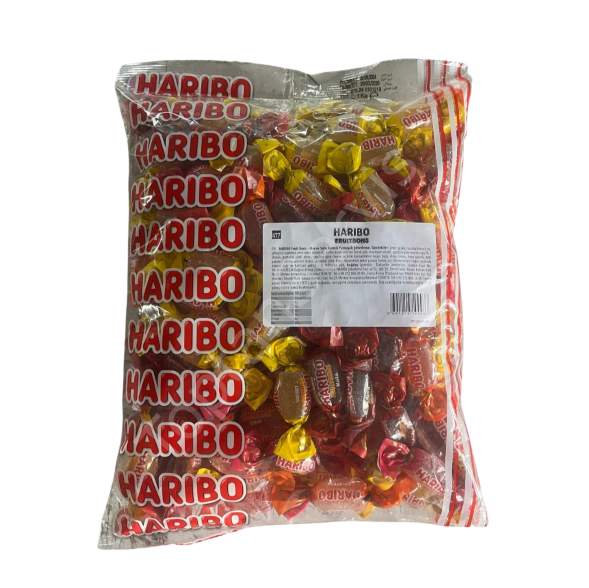 HARIBO FRUITBONS 1KG