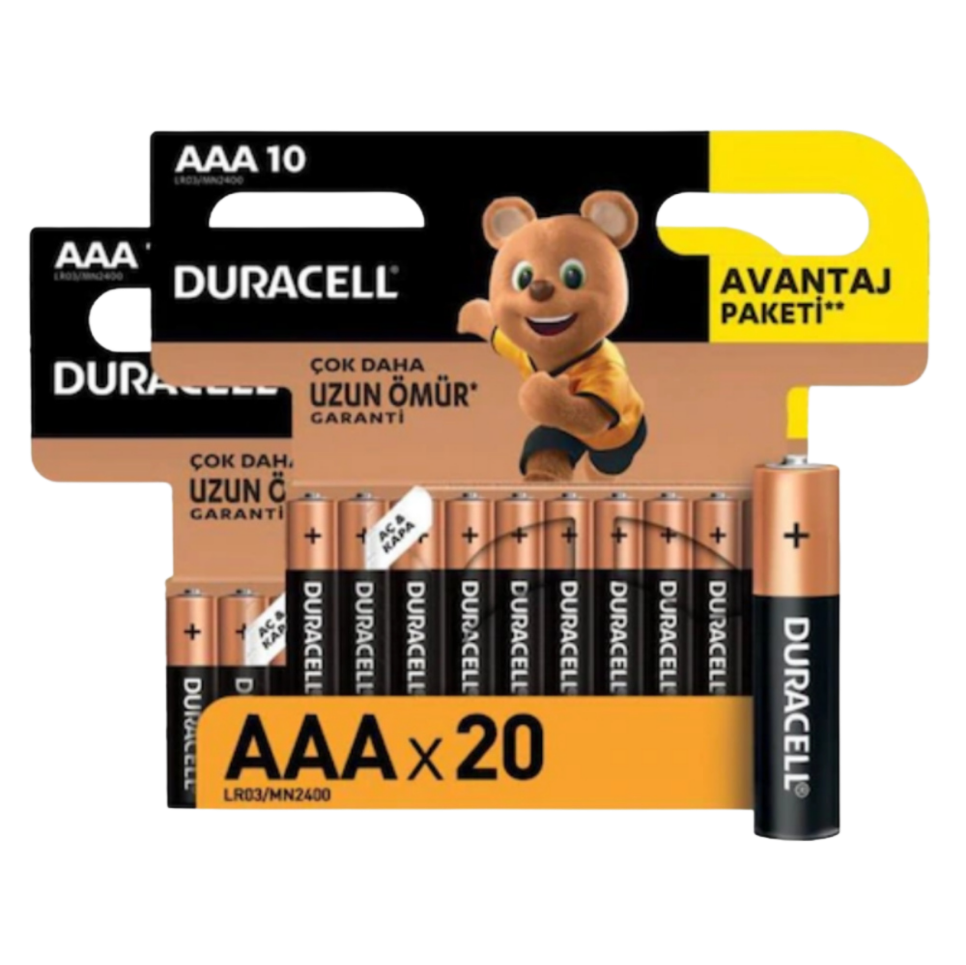 DURACELL İNCE PIL*20