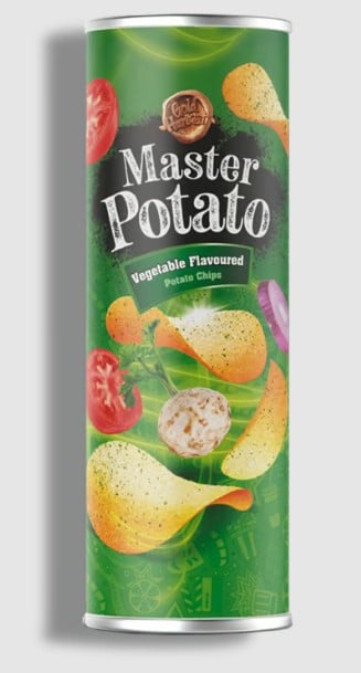 Master Potato 160 Gr Sebze Aromalı Cips*14 Adet