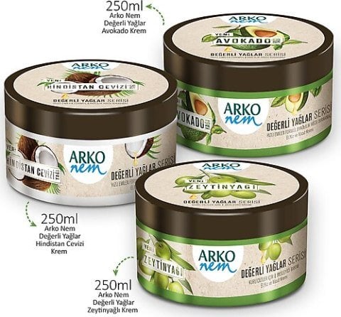 ARKO NEM 250ML*4 DEĞERLİ YAĞLAR SERİSİ