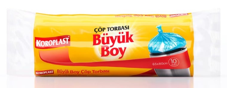 Koroplast Çöp Torbası 10'lu Büyük*25 Adet