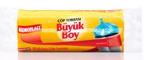 Koroplast Çöp Torbası 10'lu Büyük*25 Adet