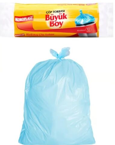 Koroplast Çöp Torbası 10'lu Büyük*25 Adet