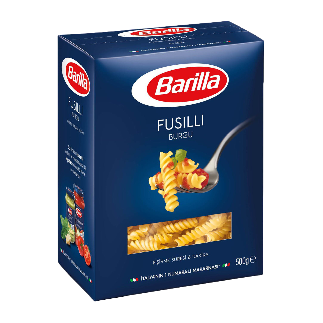 BARILLA MAKARNA BURGU 500GR*10