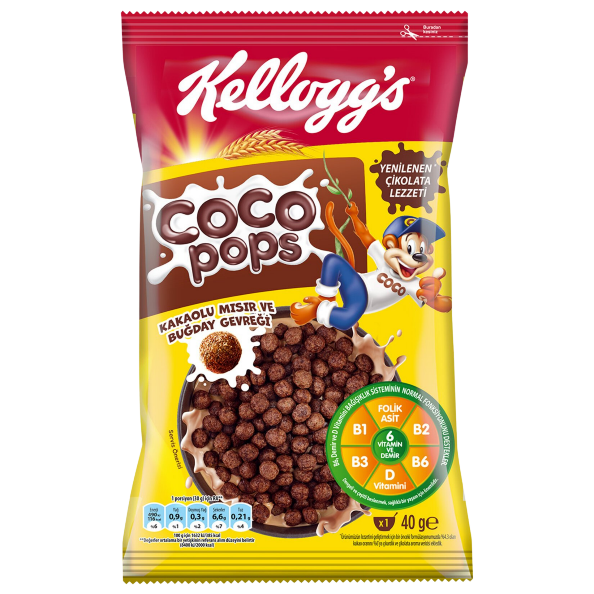 GEVREK COCO POPS 40GR*24