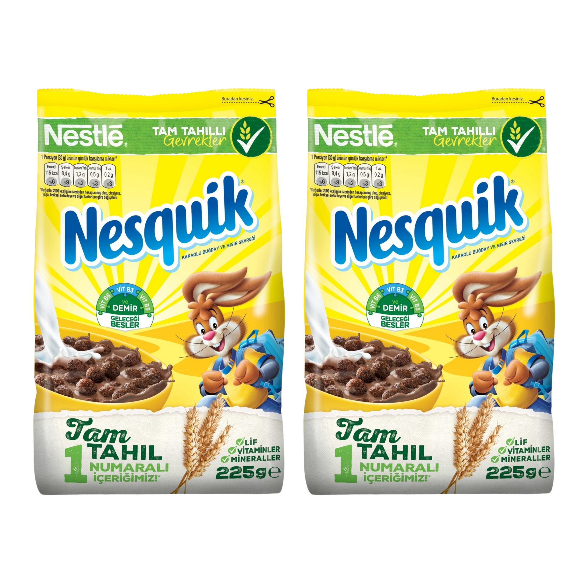 GEVREK NESQUIK 225+225GR*8
