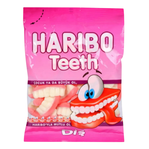 HARIBO JELİBON 80 GR*24 TEETH (DİŞ)