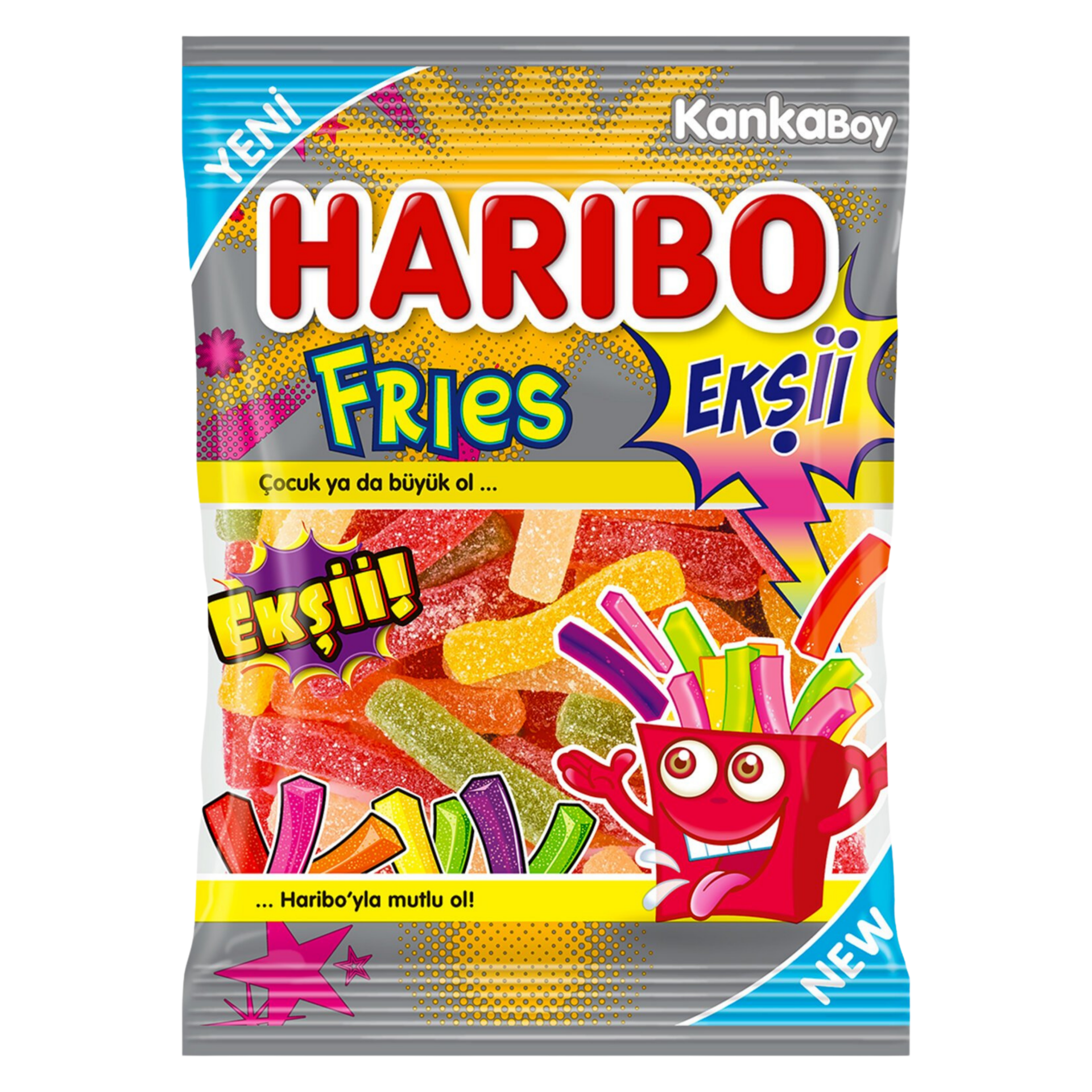 HARIBO JELİBON FIZZ FRIES 70GR*24