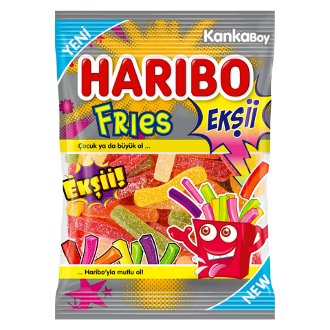 HARIBO JELİBON FIZZ FRIES 70GR*24