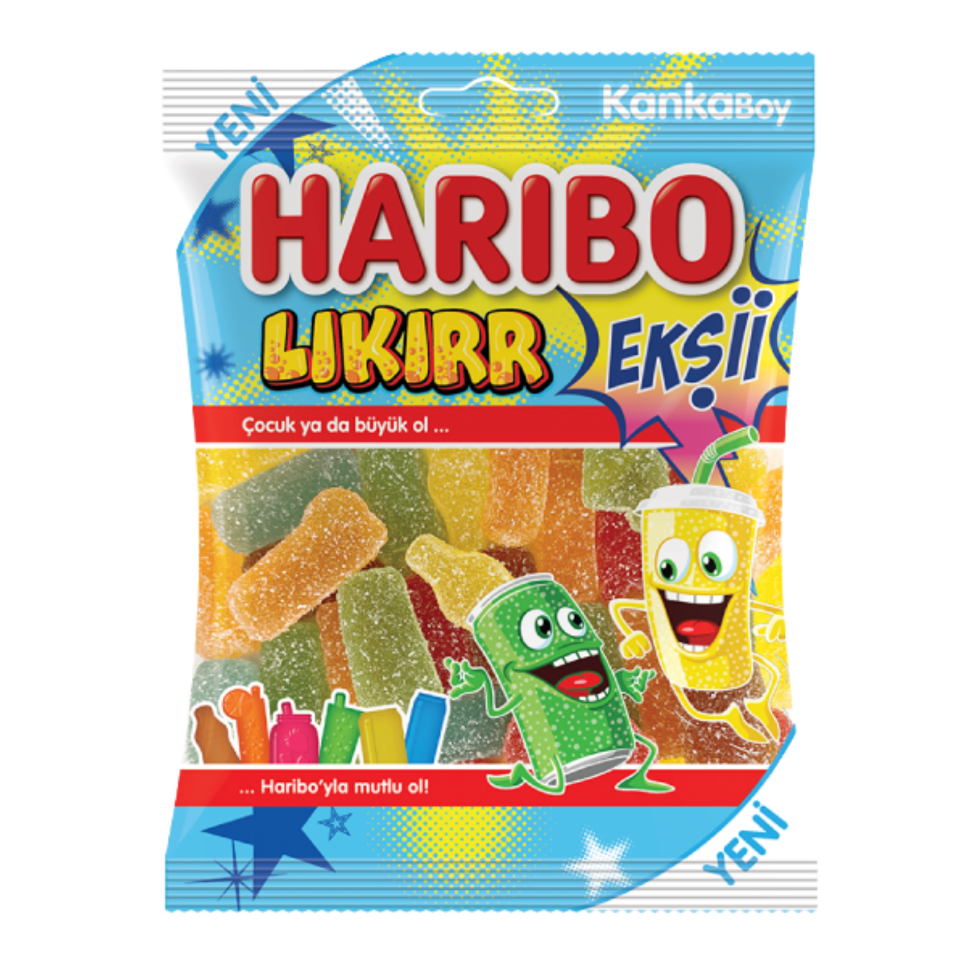 HARIBO JELİBON FIZZ LIKIR 70 GR*24