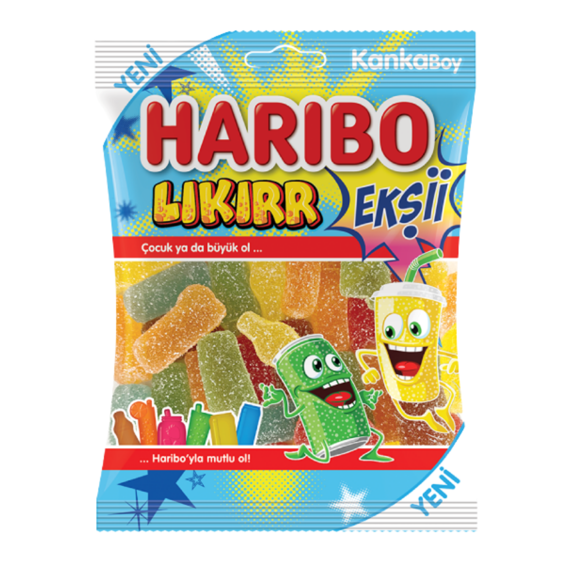 HARIBO JELİBON FIZZ LIKIR 70 GR*24