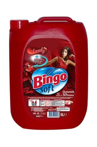 BINGO SOFT 5LT*4 LOVELY KIRMIZI