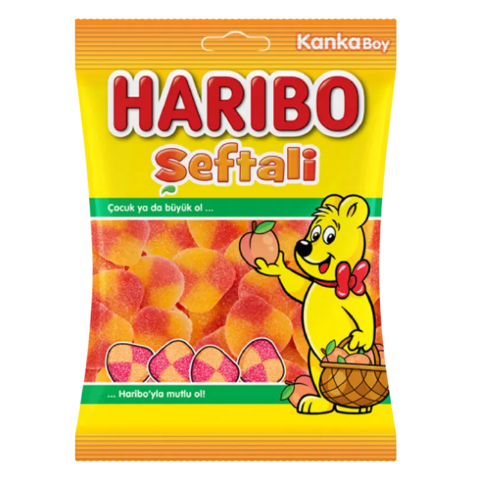 HARIBO JELİBON PEACHS (ŞEFTALİ) 70GR*24