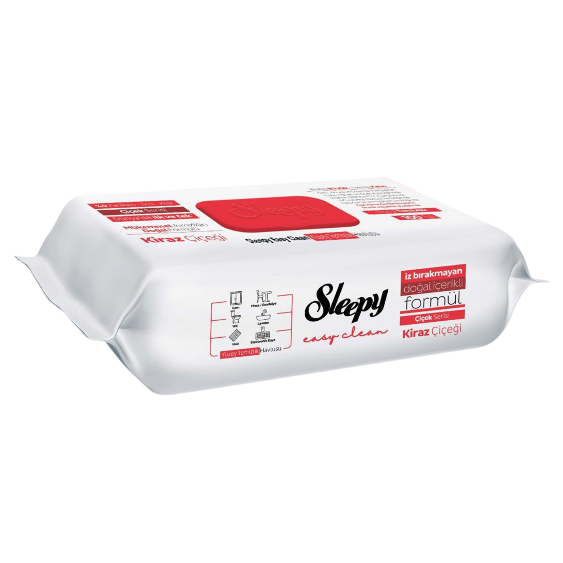 HAVLU SLEEPY Y.T. MENDİLİ 100'LÜ*12 KİRAZ
