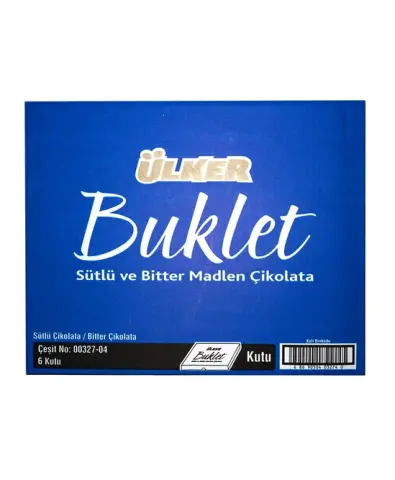 ÜLKER BUKLET MADLEN 208GR *6 MAVI