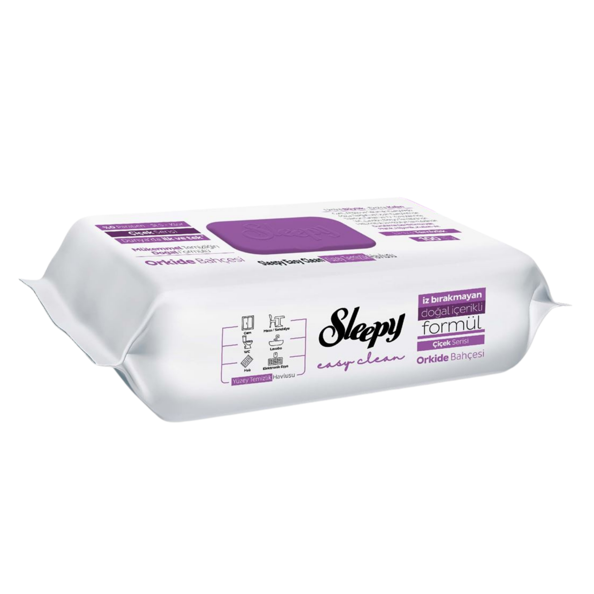 HAVLU SLEEPY Y.T. MENDİLİ 100'LÜ*12 ORKİDE