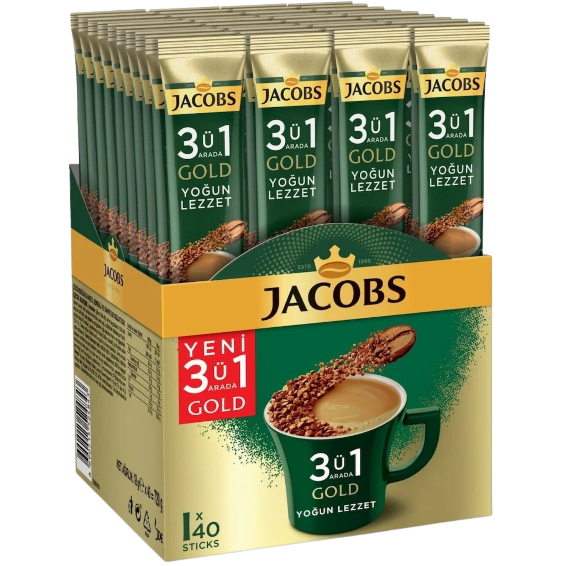 JACOPS 3 IN 1 ARADA*40 YOĞUN